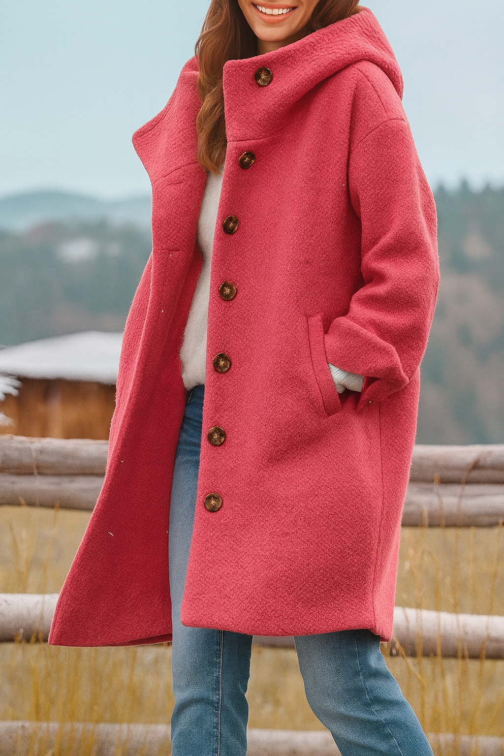 Levori Paris | Manteau quotidien mi-long ultra-douillet